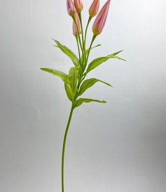 Roze Lelie | zijden kunstbloem | 68 centimeter