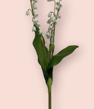 Silk Flowers by JJ Muguet blanc | fleur artificielle en soie | 40 centimètres