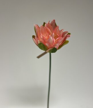 Fleur de Lotus rose | fleur artificielle en soie | 47 centimètres