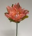Fleur de Lotus rose | Fleur artificielle en soie | Longueur 47 centimètres
