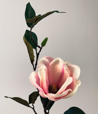 Silk Flowers by JJ Pink Magnolia | silk artificial flower | 35 centimeters