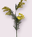 Mimosa jaune | Fleur artificielle en soie | Longueur 86 centimètres