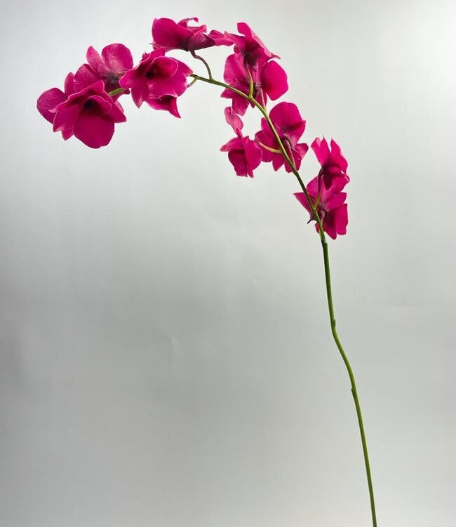 Orchidée rose | Fleur artificielle en soie | Longueur 90 centimètres