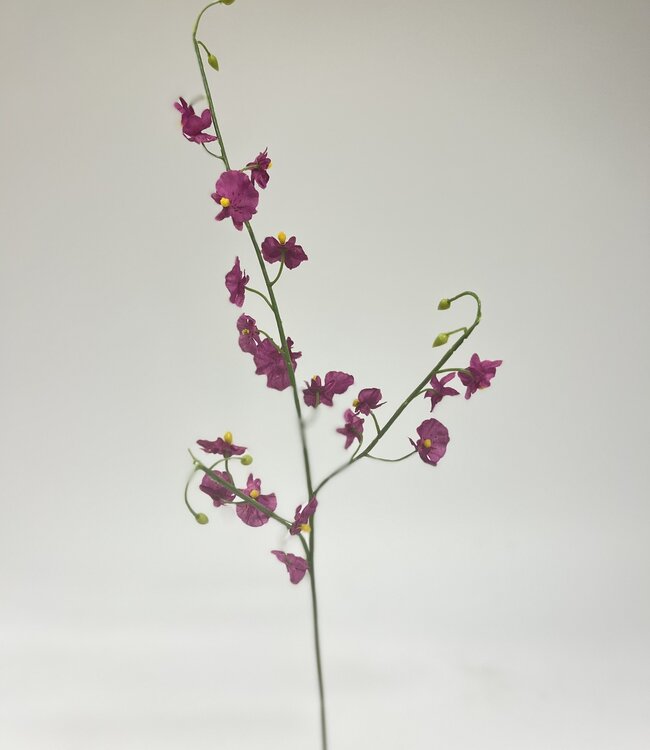Roze Orchidee Tak | Zijden kunstbloem | Lengte 47 centimeter