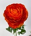 Orange Ranunculus | Silk artificial flower | Length 40 centimeters