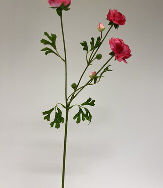 Silk Flowers by JJ Pink Ranunculus | silk artificial flower | 65 centimeters