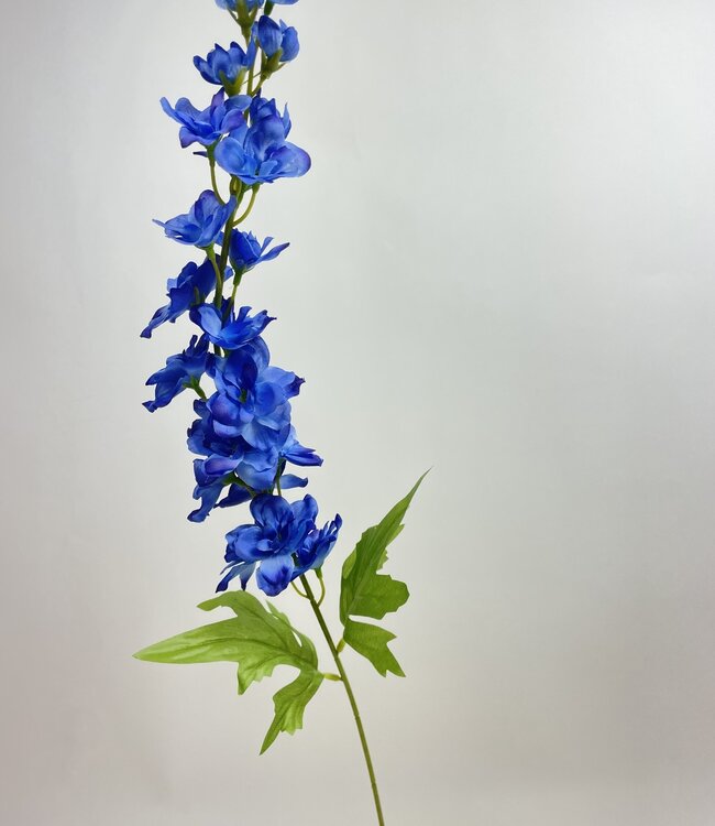 Pied d'alouette bleu | Fleur artificielle en soie | Longueur 86 centimètres