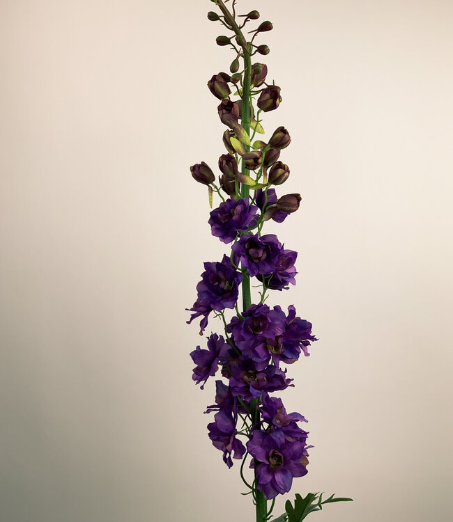 Purple Larkspur | Silk artificial flower | Length 130 centimeters