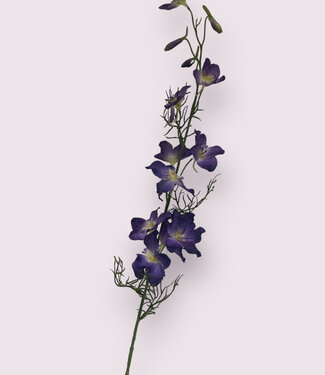 Silk Flowers by JJ Purple Larkspur | silk artificial flower | 88 centimeters