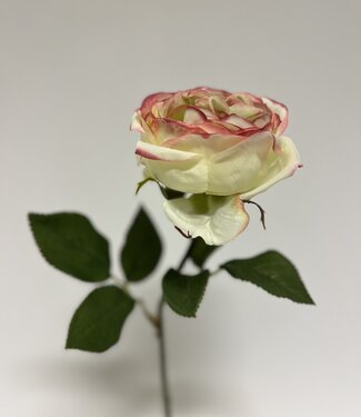 Silk Flowers by JJ Gelbe Rose | Kunstblume aus Seide | 38 Zentimeter