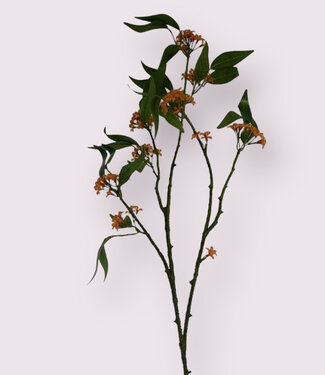 Orange Schijnhulst | silk artificial flower | 70 centimeters