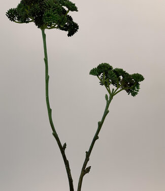Green Sedum Branch | silk artificial flower | 49 centimeters