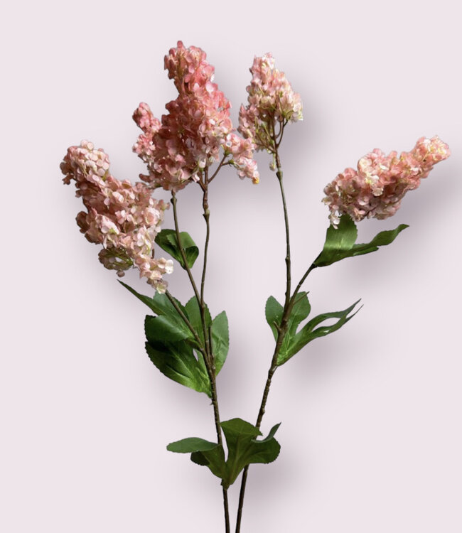 Light pink Lilac Branch | Silk artificial flower | Length 73 centimeters