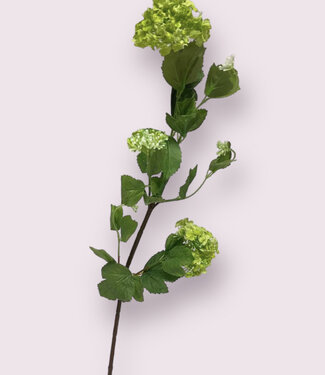 Green Snowball | silk artificial flower | 77 centimeters