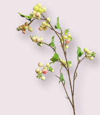 Pink Snowberry | silk artificial flower | 80 centimeters