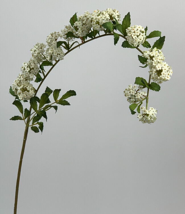 Weiße Spirea | Kunstblume aus Seide | Länge 100 Zentimeter