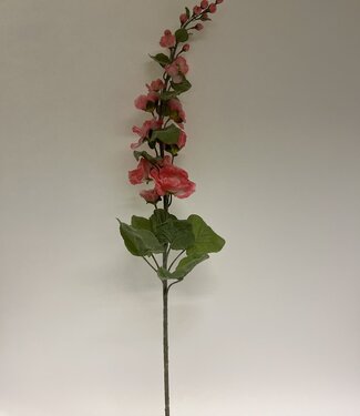 Pink Hollyhock | silk artificial flower | 115 centimeters