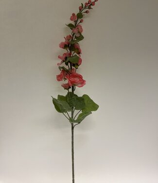 Silk Flowers by JJ Pink Hollyhock | silk artificial flower | 115 centimeters