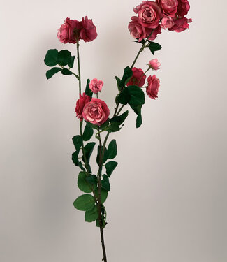 Silk Flowers by JJ Pink Spray Rose | silk artificial flower | 89 centimeters