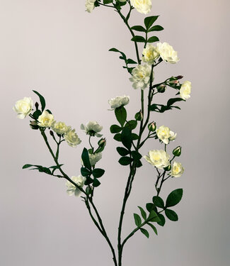 White Spray Rose | silk artificial flower | 110 centimeters