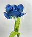 Blauwe Tulp | Zijden kunstbloem | Lengte 53 centimeter