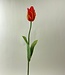 Tulipe orange | Fleur artificielle en soie | Longueur 64 centimètres