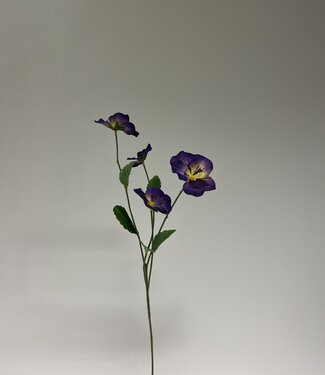 Paarse Viool | zijden kunstbloem | 65 centimeter