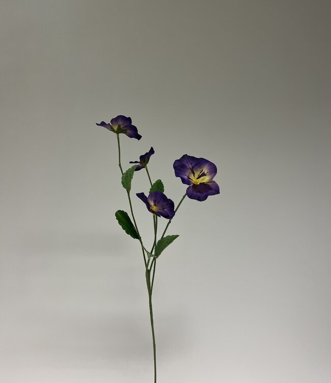Lila Violine | Kunstblume aus Seide | Länge 65 Zentimeter
