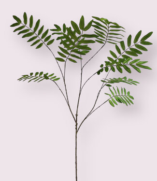Groene Vlierblad | zijden kunstbloem | 115 centimeter