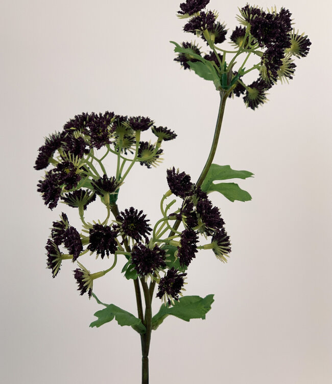 Burgunder Wildblume | Kunstblume aus Seide | Länge 45 Zentimeter