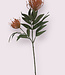 Orange Silver Oak | Silk artificial flower | Length 76 centimeters