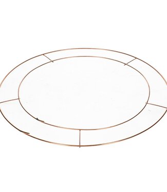 Copper-colored Oasis Metal ring d31 centimeters (x20)