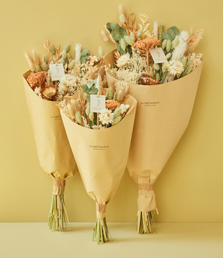 Wild Flowers Field bouquet of dried flowers "Apricot Ambiance"