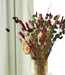 Bouquet champêtre de fleurs séchées "Rouge Écarlate" en 3 tailles