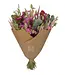 Groot handgebonden Classic Bouquet droogbloemen - in 4 verschillende kleuren