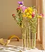 Trockenblumen mit 3 Glasvasen und Halter | 4 verschiedene Farben