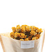 Ten dried yellow spray roses