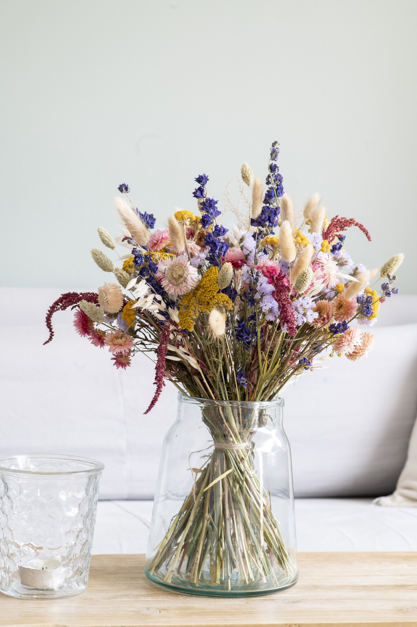 Boeketten van droogbloemen, boeketten zijden bloemen of een boeket kunstbloemen online bestellen