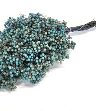 QC Light blue dried pepper berries | Packed per piece | Per 5 pieces