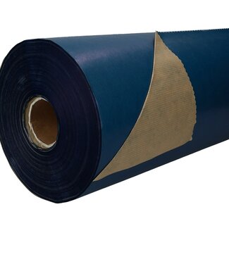 4A Rol middenblauw papier | Breedte 60 centimeter | 50 gram/m² | Gewicht rol 12 kilogram | Per stuk