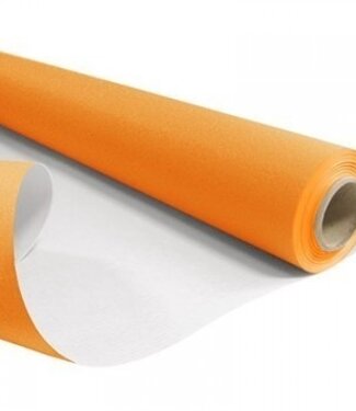 4A Rol oranje papier | Breedte 80 centimeter | Lengte 40 meter | 60 gram/m² | Per stuk