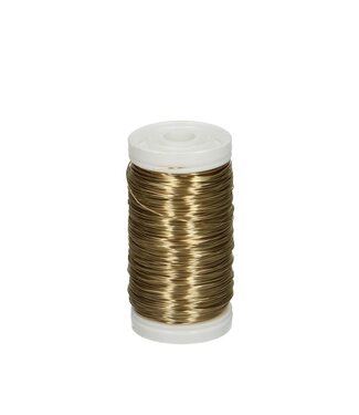 4A Metallic wire gold-coloured | Thickness 0.3 millimetres | Weight 100 grams | Per piece