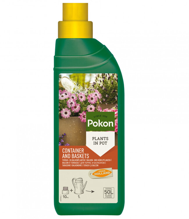 Pokon nourriture pour plantes de terrasse et de balcon | Contenu 500 millilitres | Commander à l'unité