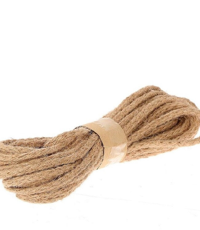 Natural jute wire | Diameter 4 millimetres | Length 7 metres | Available individually