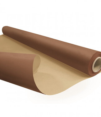 4A Eco waterbestendige rol bruin papier | Breedte 80 centimeter | Lengte 25 meter | Per stuk