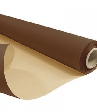 4A Rol donkerbruin papier | Breedte 80 centimeter | Lengte 50 meter | 60 gram/m² | Per stuk