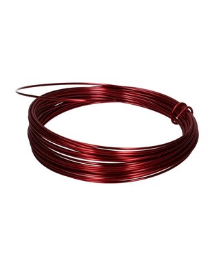 4A Red aluminium wire | Diameter 2 millimetres | Length 12 metres | Weight 100 grams | Per piece