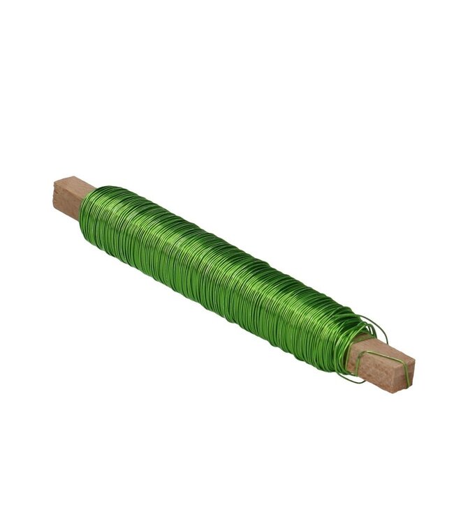 Light green lacquered copper wire | Thickness 0.5 millimetres | Weight 100 grams | Ordered by piece