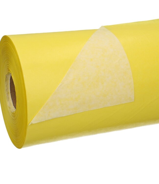 Rolle gelbes Papier | Breite 50 Zentimeter | Blattgewicht 40 Gramm | Rollengewicht 7,5 Kilogramm | Bestellung pro Rolle