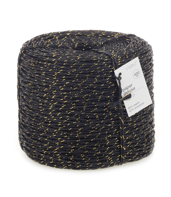 Wire paper deluxe black | Thickness 1 millimetre | Length 40 metres | Order individually